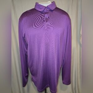Walter Hagen‎ XL long sleeve mens polo purple